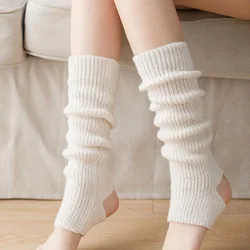 Women Winter White Black Knee High Leg Warmers For 80s Party Ballet Dance Yoga