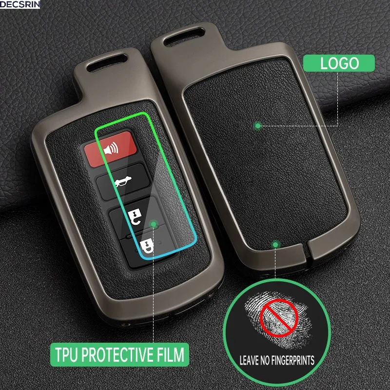 Car Key Case Cover Shell Fob for Toyota Auris Camry RAV4 Avalon Yaris Verso 2012 2013 2014 2015 2016 2017 2018 Car Accessories view 3