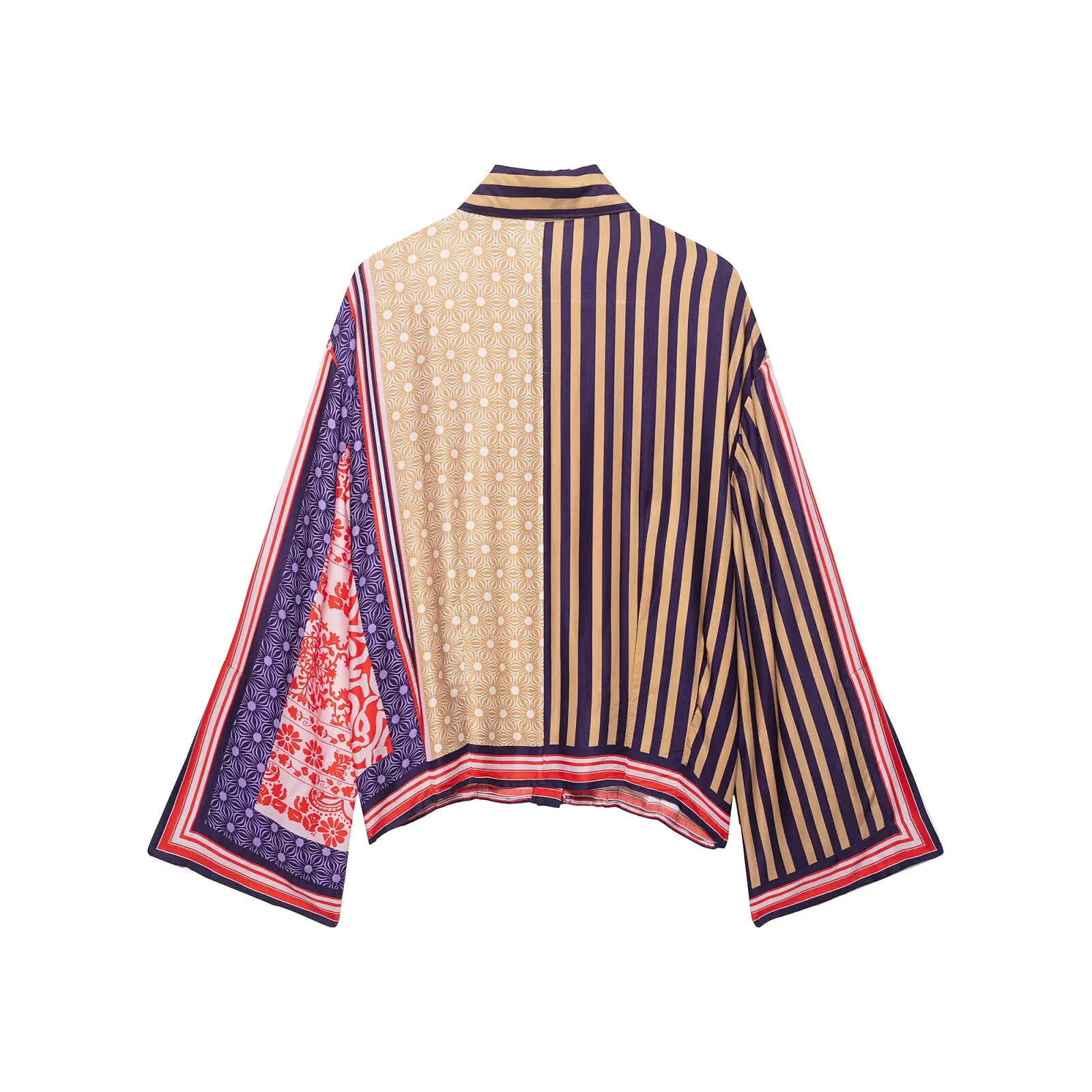 KLKXMYT Elegante, schicke bedruckte Sarong-Röcke, zweiteilige Sets für Damen 2026, Spleiß-Print-Shirt-Top-Anzüge, zweiteilige Outfits für Damen – Detail 5