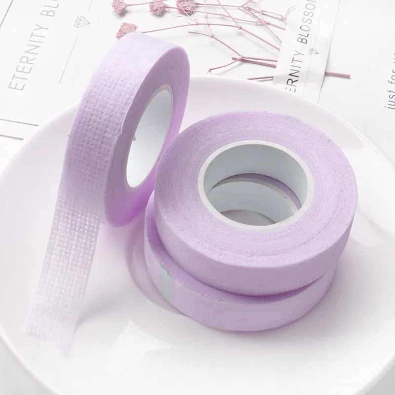 Wimpernband, 5 Rollen, atmungsaktives Vlies-Klebeband für Hand-Augenaufkleber, Patches, Pfropfen falscher Wimpern, Verlängerung, Make-up-Werkzeug