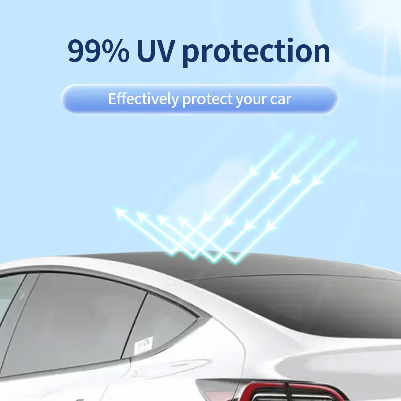 Upgrade Ice Crystal Sunroof Sunshade For Tesla Model 3 Highland 2024-2017 Car Sun Visor For Model Y 23-21 Interior Accessories