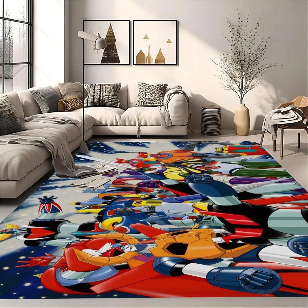 UFO ROBO GRENDIZER GOLDORAK Floor Mat Bathroom Mat Kids Bedroom Decoration Balcony Anti-Slip Doormat Living Room Welcome Rug