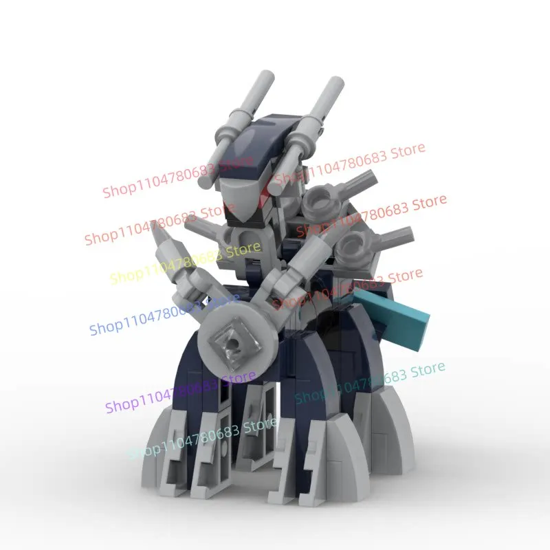 New Original MOC Sci-Fi Combat Mech, Easy Assembly, Building Block Toy, Collectible Ornament, Holiday Gift