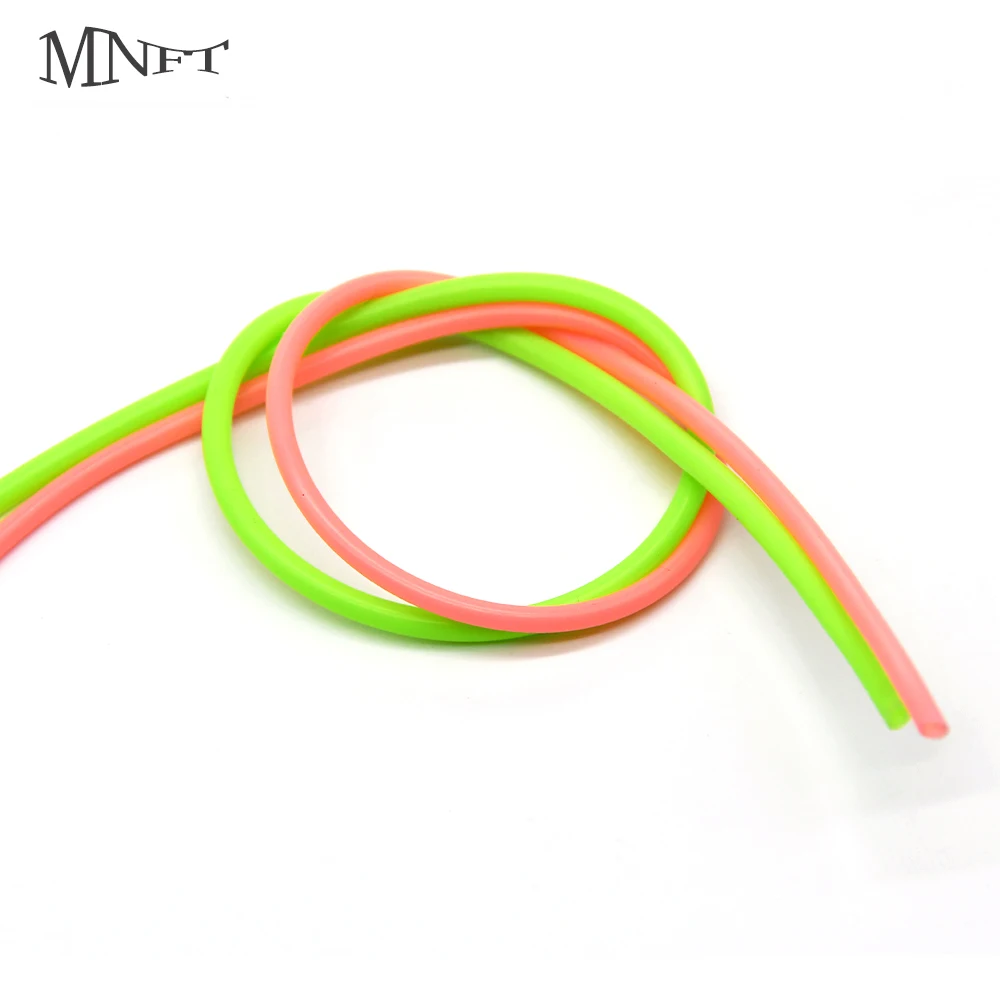 MNFT  3 Yards or 4 Yards/pack Green Pink Various Diameters Soft Luminous Silicone Tube Rig Making Glow Tube Fishing Accessories