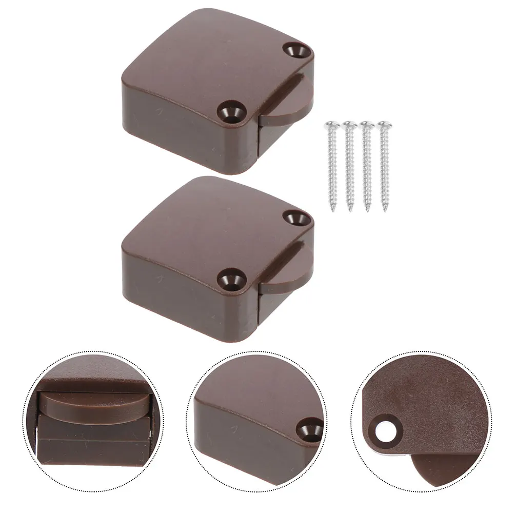 

2 Pcs Door Light Switch Cabinet Button Closet Wardrobe Touch Switches Wall for Low Voltage Invisible Lamp