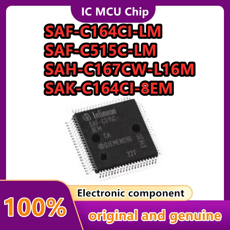 

5PCS/LOT SAF-C164CI-LM SAF-C515C-LM SAH-C167CW-L16M SAK-C164CI-8EM qfp Integrated circuit