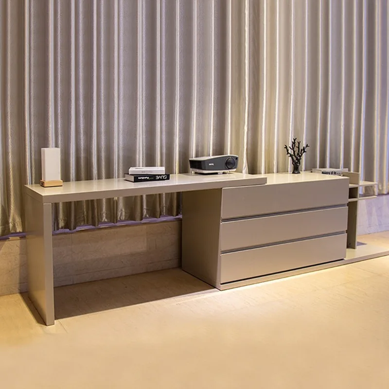 

Тумба-комод M с росписью, простой современный туалетный столик для спальни, тумба под телевизор, письменный стол