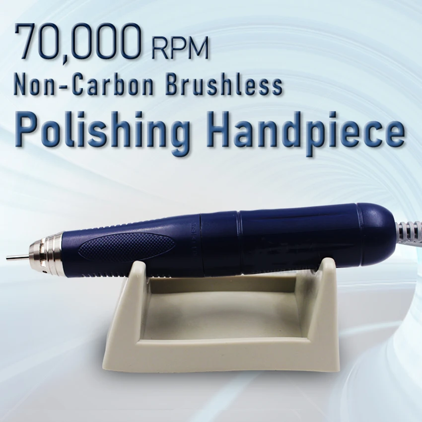 70000RPM Brushless Polishing Handpiece Drill Micromotor Polishing Hand Piece Non-Carbon Brushless Micro Motor Handheld Drill