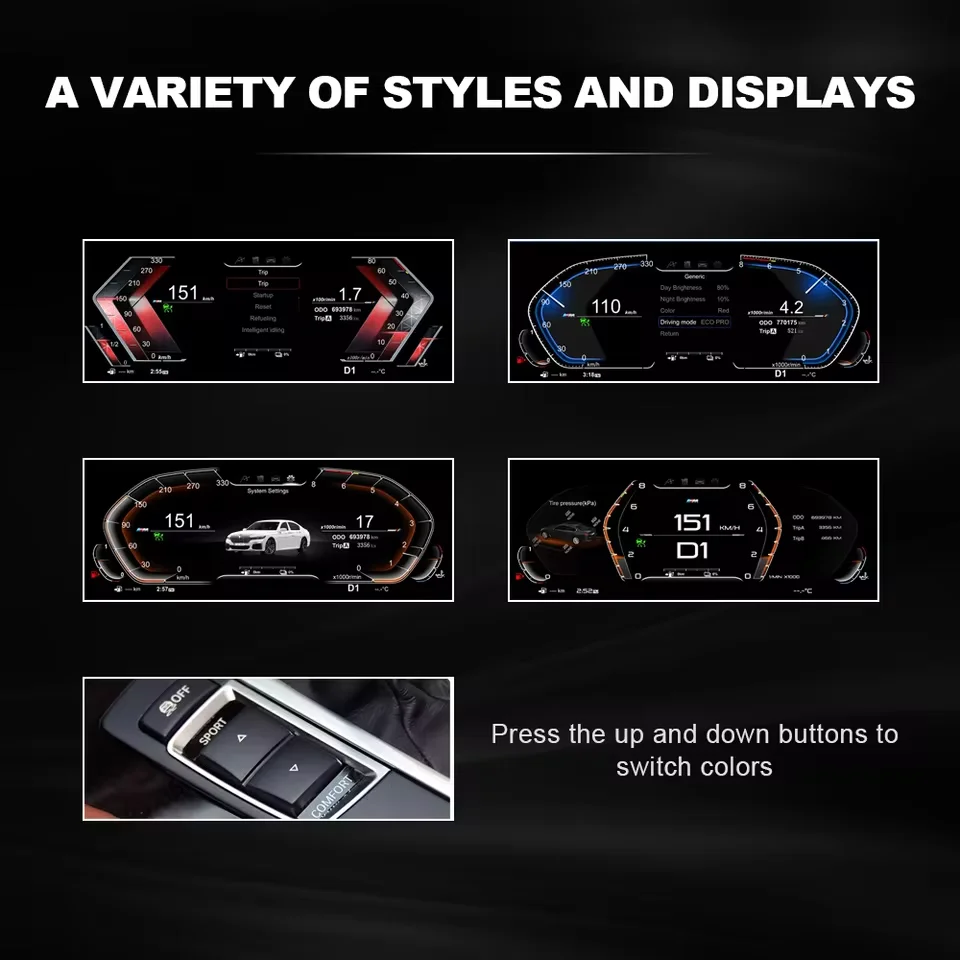 for BMW Z4 Series E89 2009-2016 Yers Virtual Instrument Panel Cockpit Digital Dashboard Cluster
