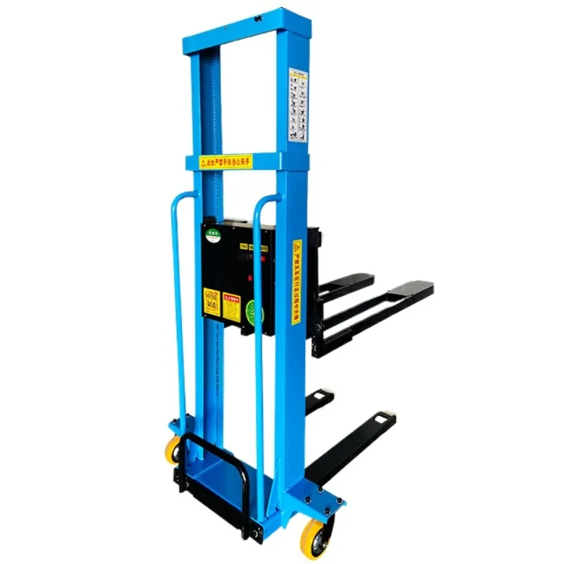 

Fully electric forklift portable lifting truck lifting and handling truck automatic loading and unloading remote control