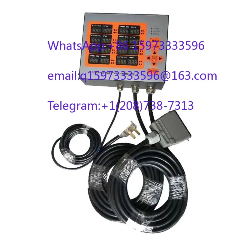 Hot runner timing controller 8 groups of air valves  molding machine Needle valve mold Time temperature control box