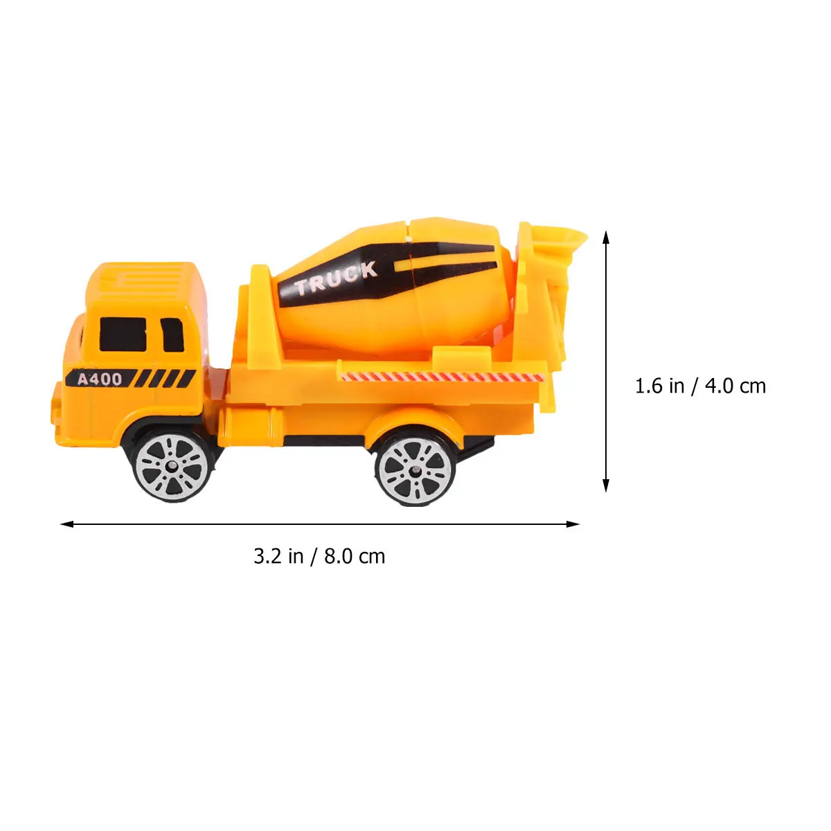 

6Pcs Alloy Car Set Inertia Control Safe Durable for Kids Children Gift Collection Decoration Play Engineering Truck Toy