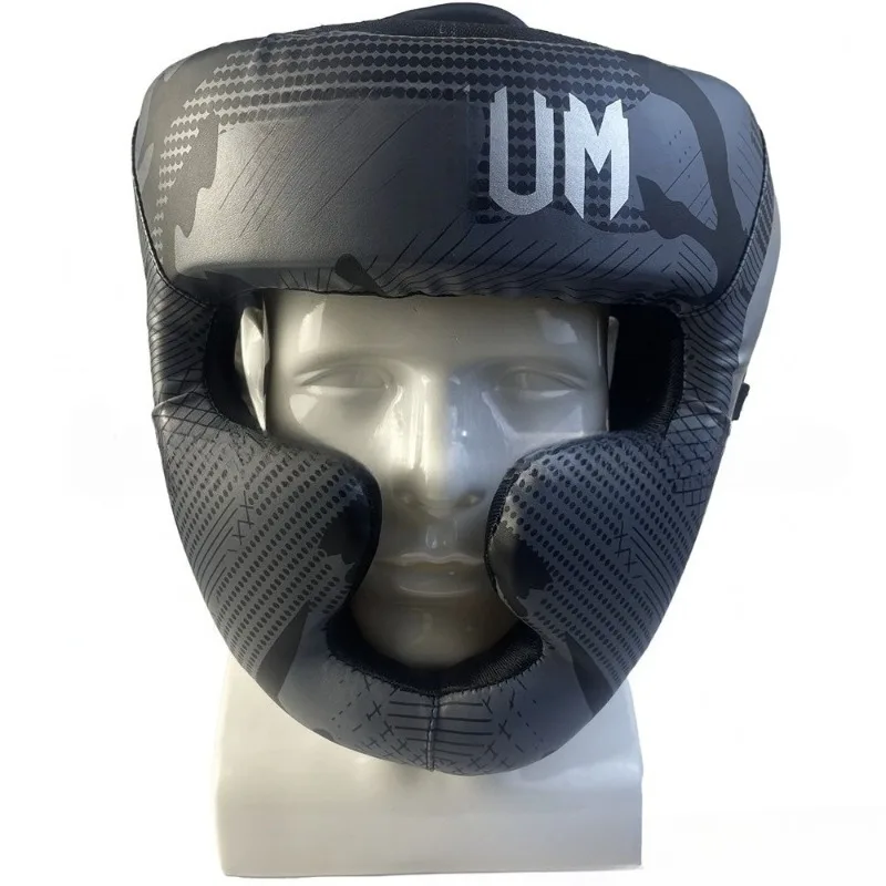 

VE Camouflage Sports Boxing Helmets for Men MMA Headgear Muay Thai Helmet Mask Combat Training Protection