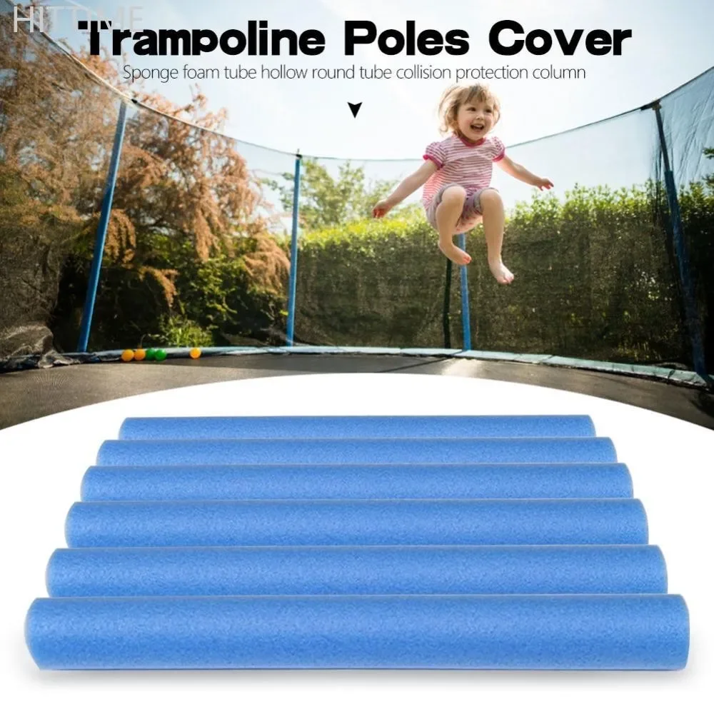 10 Stuks 40Cm Trampoline Palen Cover Opvulling Foam Tubing Geschuimde Pijp Spons Behuizing Beschermende Trampoline Poll Foam Mouwen Blauw