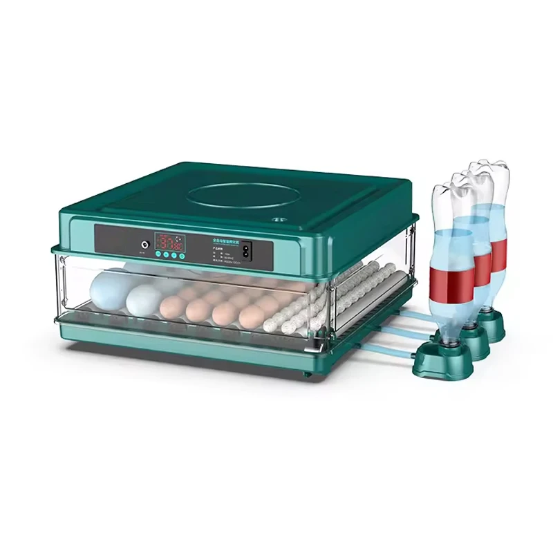 Factory Price Fully Automatic Dual Power 48 96 Eggs Incubator Machine Automatic Turn Eggs Small Bird Poultry Hatching Incubator