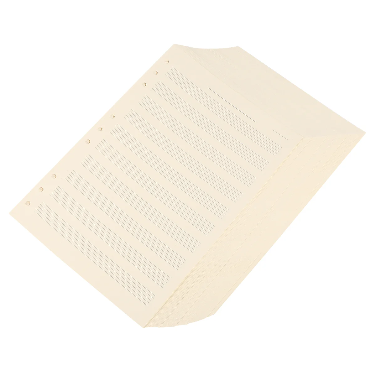 100 Sheets Music Manuscript Notebook Refill Paper Loose-Leaf Notebooks for Work