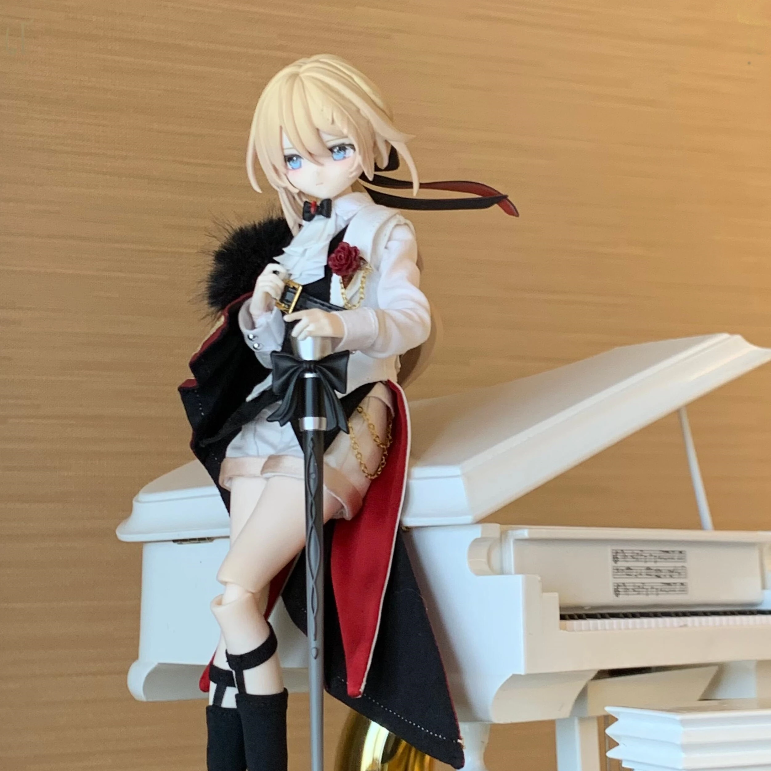 Genuine Good Night Ojosama Series Rose Butler Special 1/6 Action Figure Bjd Hang Card Doll Model Desktop Decoration Collect Gift