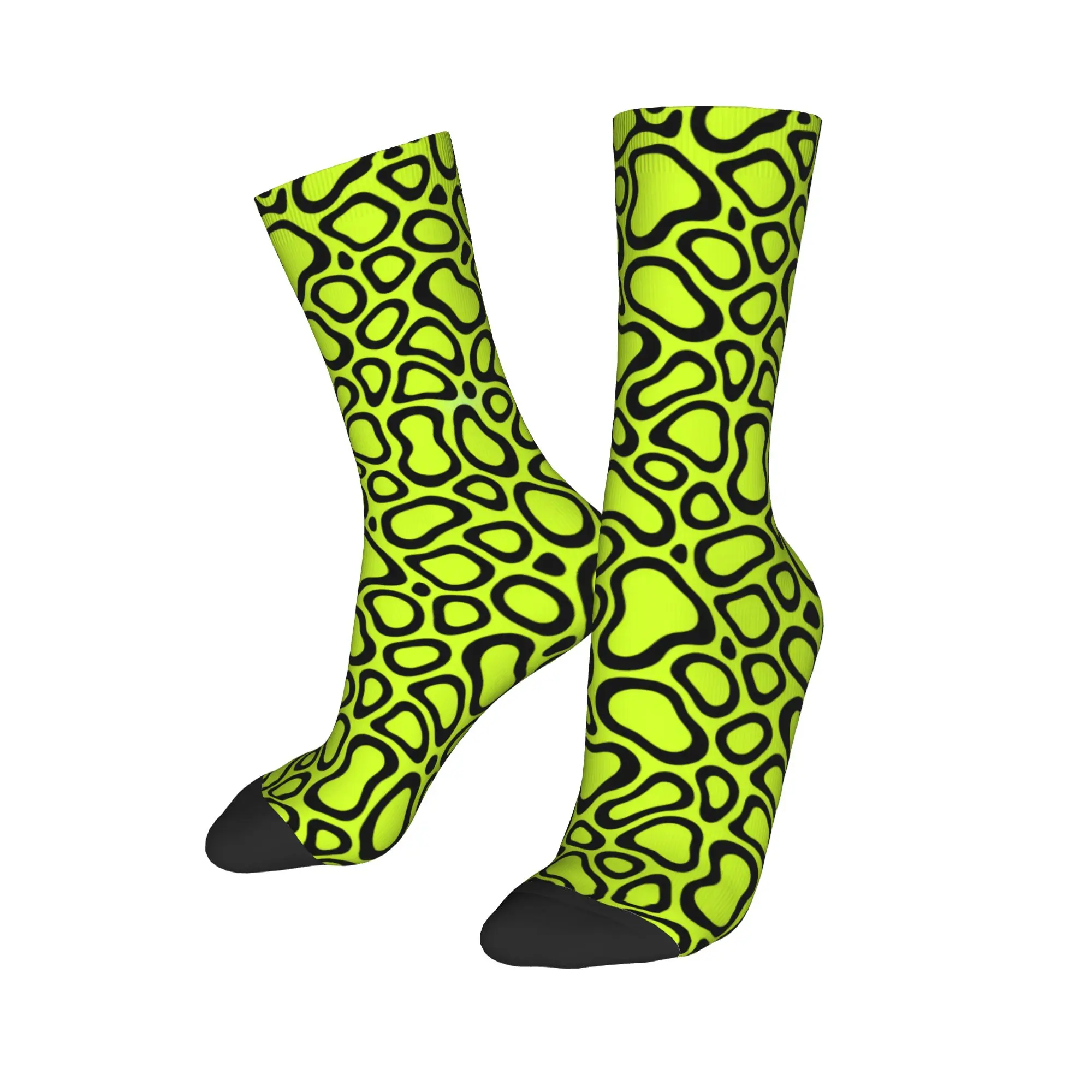 Motorcycle Racing Socks L-Landos Pattern Stockings Non Slip Adults Men Socks Medium Soft Autumn Vintage Skateboard Socks