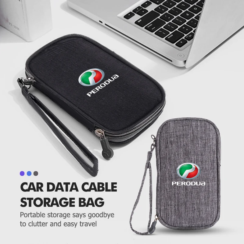 Автомобильный дорожный портативный органайзер из ткани Оксфорд, сумка для хранения данных для Perodua Ativa Myvi Bezza Axia Aruz, силиконовая подтяжка для лица D3 Sp3