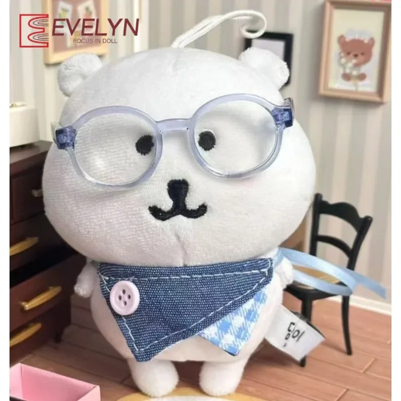 Evelyn 10cm Mini Cotton Doll Denim Bib For 10cm Stuffed Toy Clothing Doll Clothes Accessories