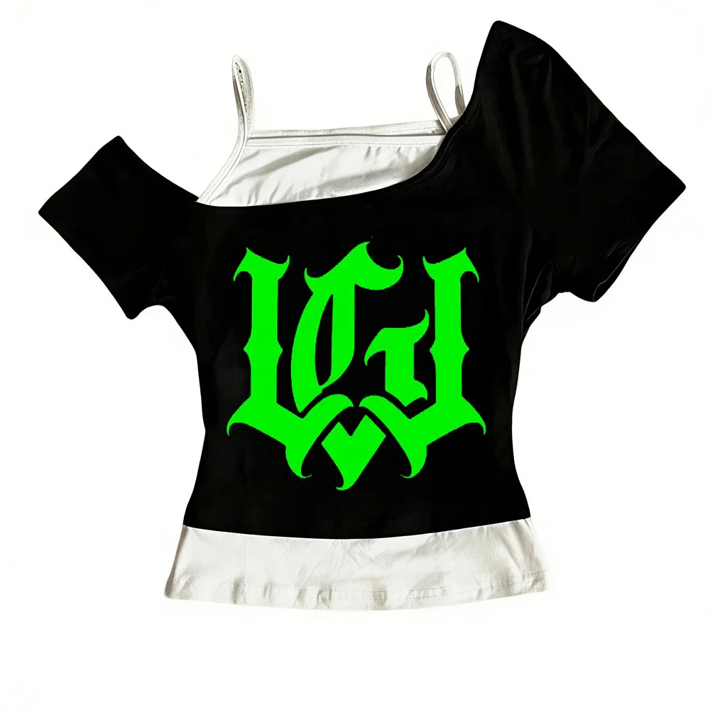 Jc Reyes t shirt girl Comfortable Classic Grunge streetwear Gothic 80s t shirt Gothic Pastel Punk Y2k Psychedelic anime