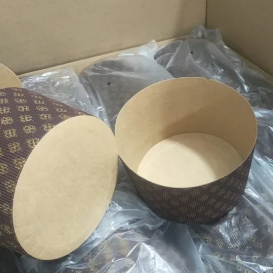 Molde para hornear pasteles Panettone de 6 pulgadas de calidad alimentaria, bandeja de papel, herramienta para pastel de gasa, utensilios para hornear pan, fabricante chino