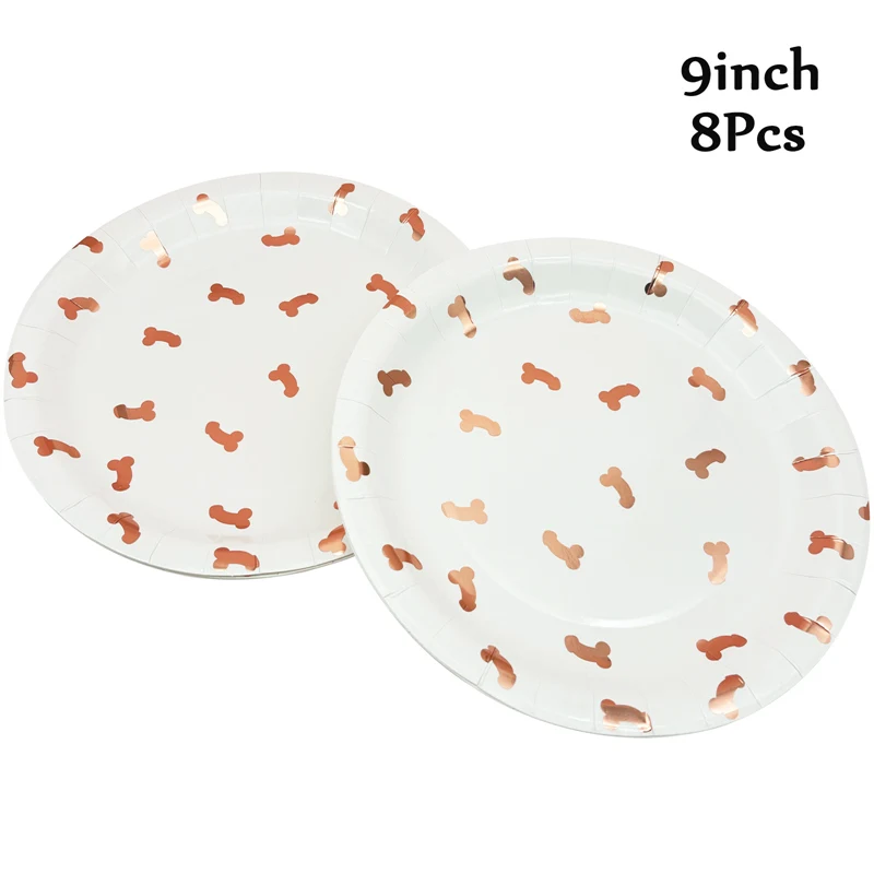 1 حقيبة الطيور ليكون القضيب ويلي الزفاف أطباق ورقية للاستعمال مرة واحدة كأس منديل الزفاف دش العازبة الدجاجة ليلة الطرف الديكور