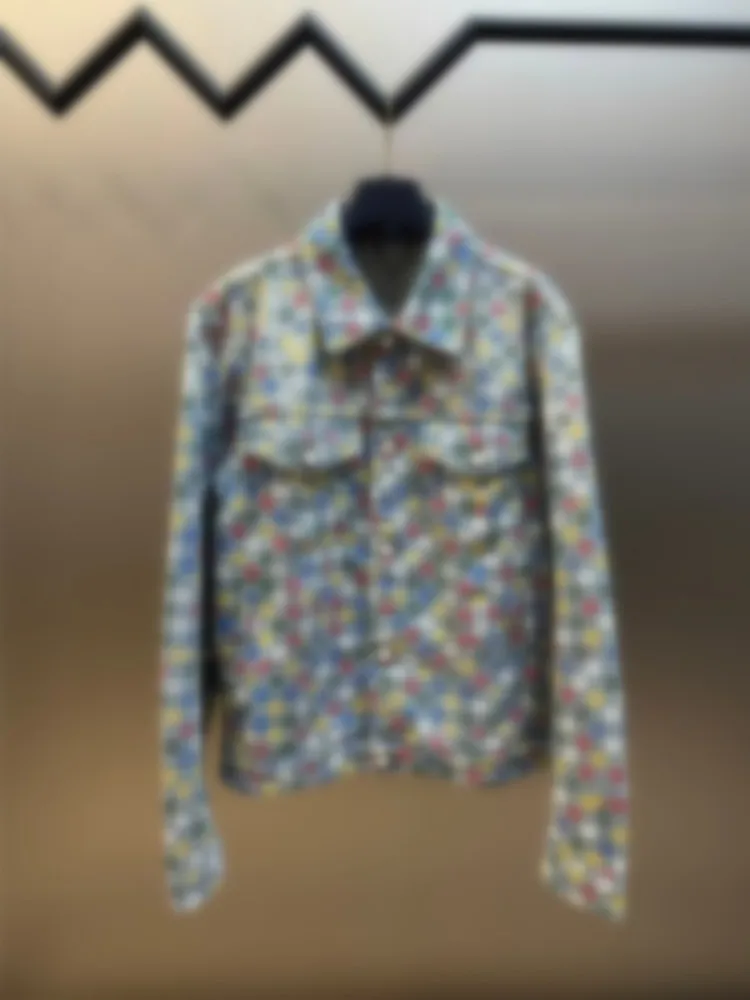 

Универсальная джинсовая куртка и брюки прямого кроя в клетку, осенняя новинка 2025 года, повседневный стиль