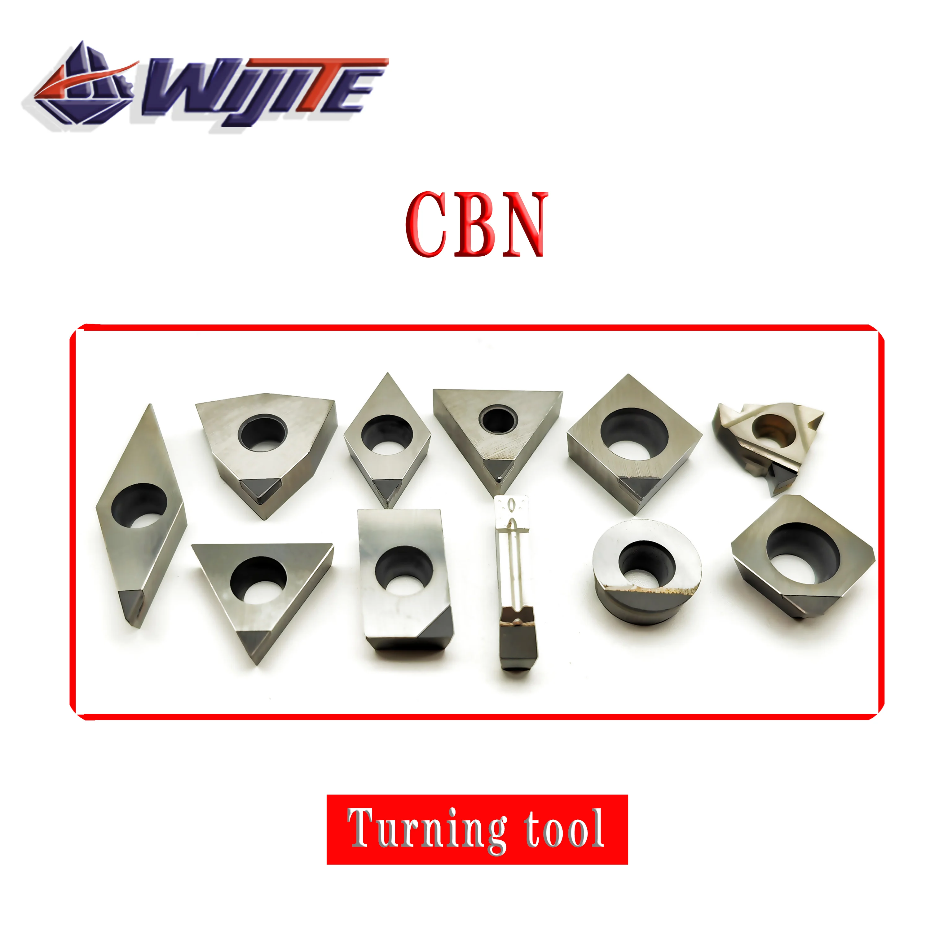 CBN series turning blade, CNC metal lathe high quality turning tool suitable for processing hardened steel and hard steel