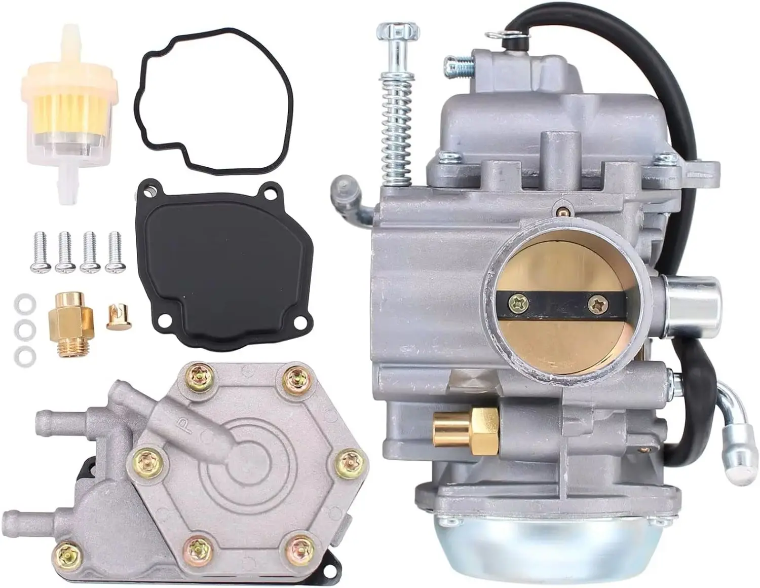 Carburador con kit de filtro de bomba de combustible para Polaris Sportsman 700 600 Xplorer Big Boss 500 Trail Boss 330 325 Trail Blazer