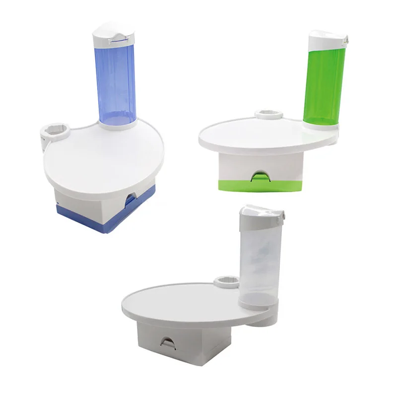 Dental Unit Built-out Tissue Box Cup Holder 3in1 Paper Dispenser Blue/Green/White Optional Tissue Storage Case For Dental Chair