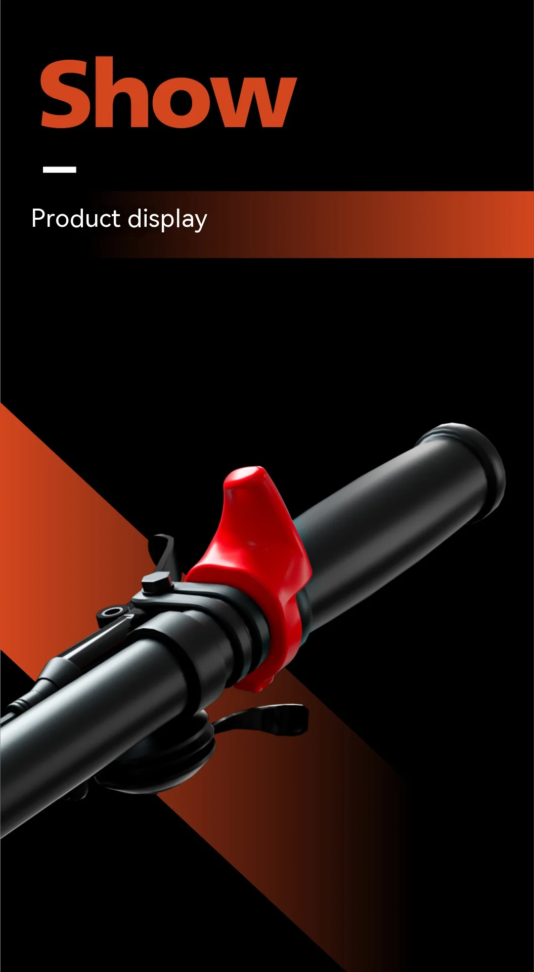 ENLEE Fahrrad Schraubstock Griff Mountainbike Shark Lenker Lindern Müdigkeit MTB Rennrad Grip Schraubstock Griff Fahrrad Zubehör – Detail 8