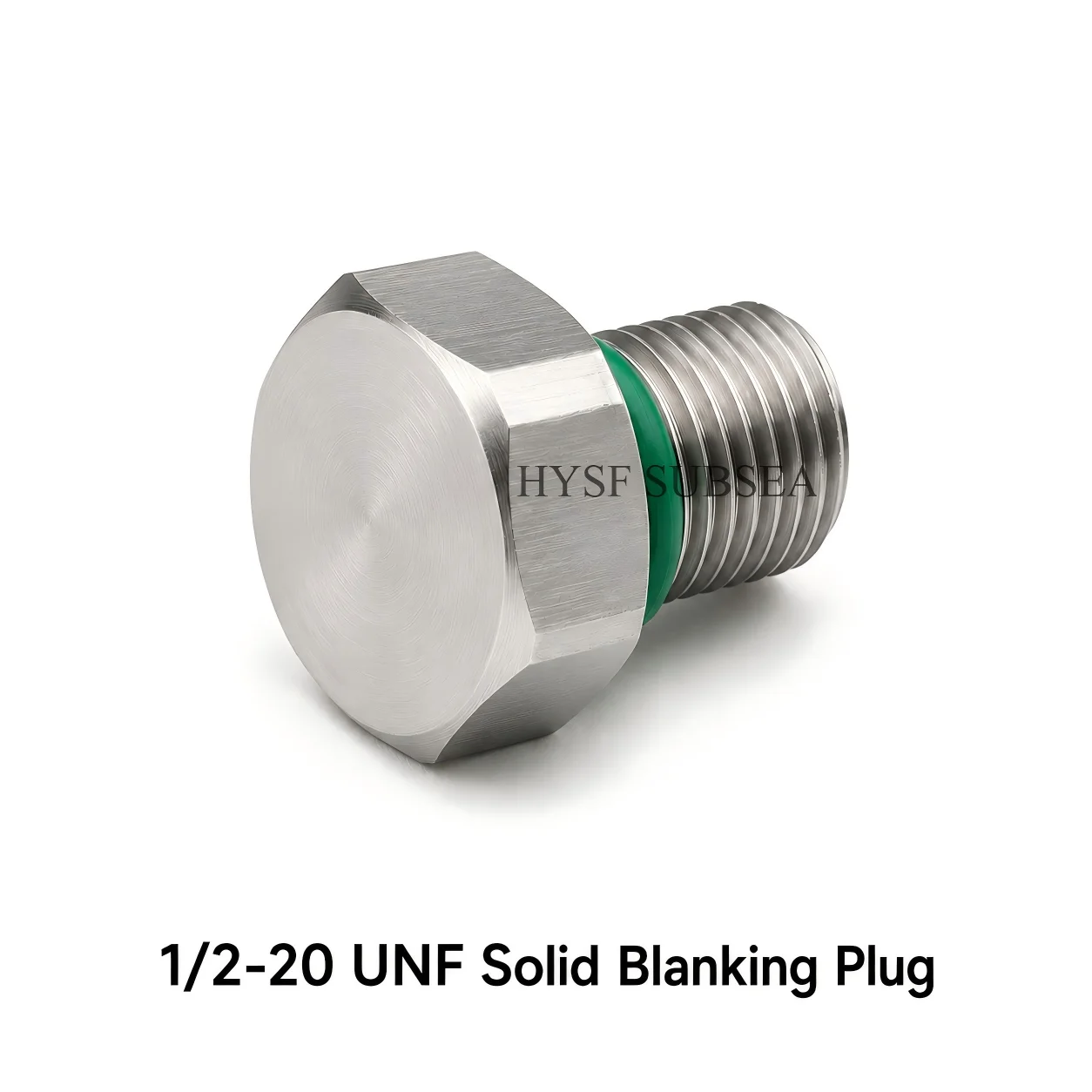 SUBSEA 1/2-20UNF Stainless Steel Solid Blanking Plug O-Ring Sealing Plug for UHF PCB Subsea Underwater Equipment
