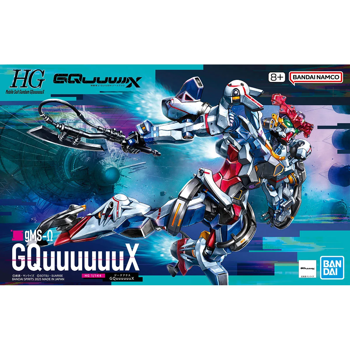 

В наличии Bandai HG GMS GQuuuuuuX Gundam в сборе, модель персонажа, коллекция игрушек в подарок