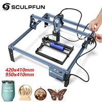 sculpfun s9 laser engraving machine 90W Effect cutting laser engraver Ultra-thin Laser Beam Shaping Technology Acrylic Engraver