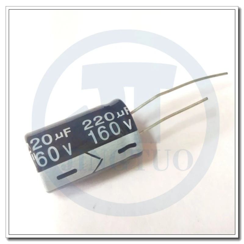 2pcs 220uF160V 160V220uF 220MFD 160WV 16*25mm Radial Aluminum Electrolytic Capacitor