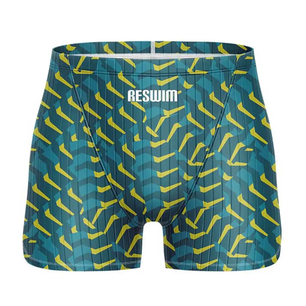 2025 Men's Jammer Swimsuit Swimming Trunks Swim Short Beach Tights Shorts Summer Quick Dry Pants Swimwear Sports Surfing Pants