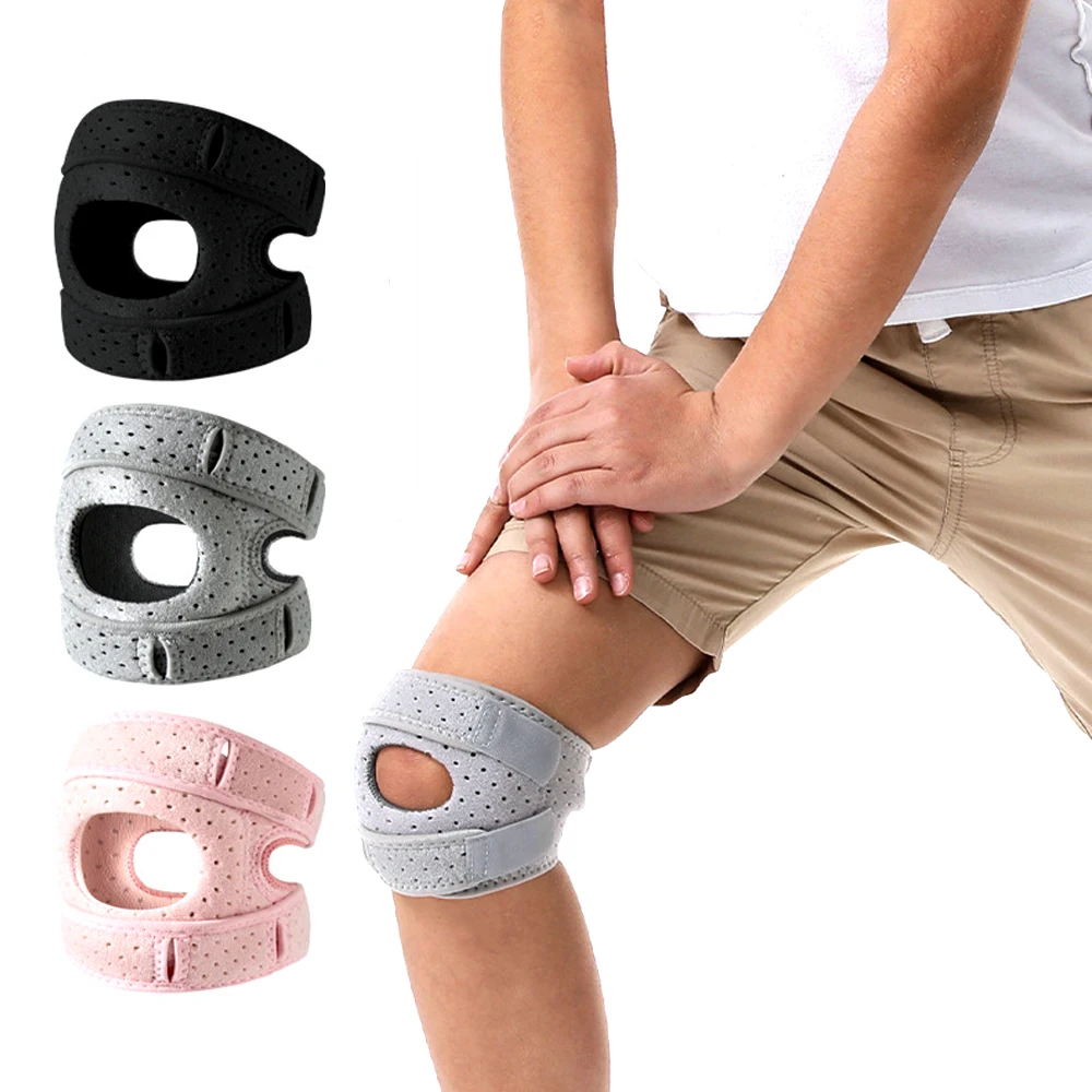 1PCS Kids Knee Brace Patella Gel Pads Adjustable Straps Youth Child Knee Brace Support for Meniscus Tear Sports, Meniscus Tear
