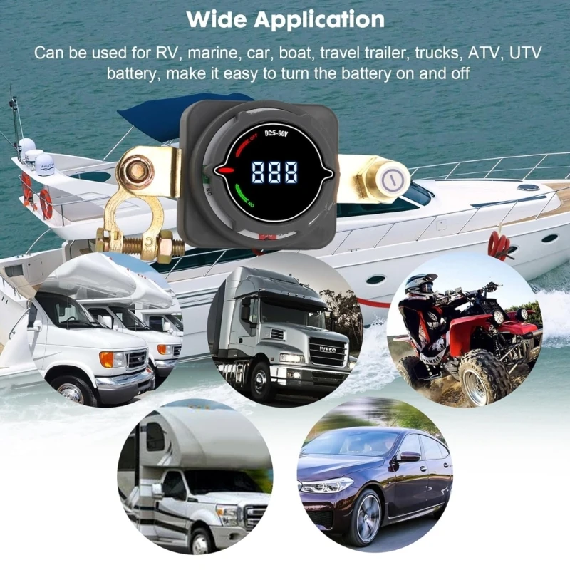 

Автомобильные выключатели аккумуляторной батареи емкостью 300 А Огнестойкий корпус Простота в использовании Подходит для Прицепы