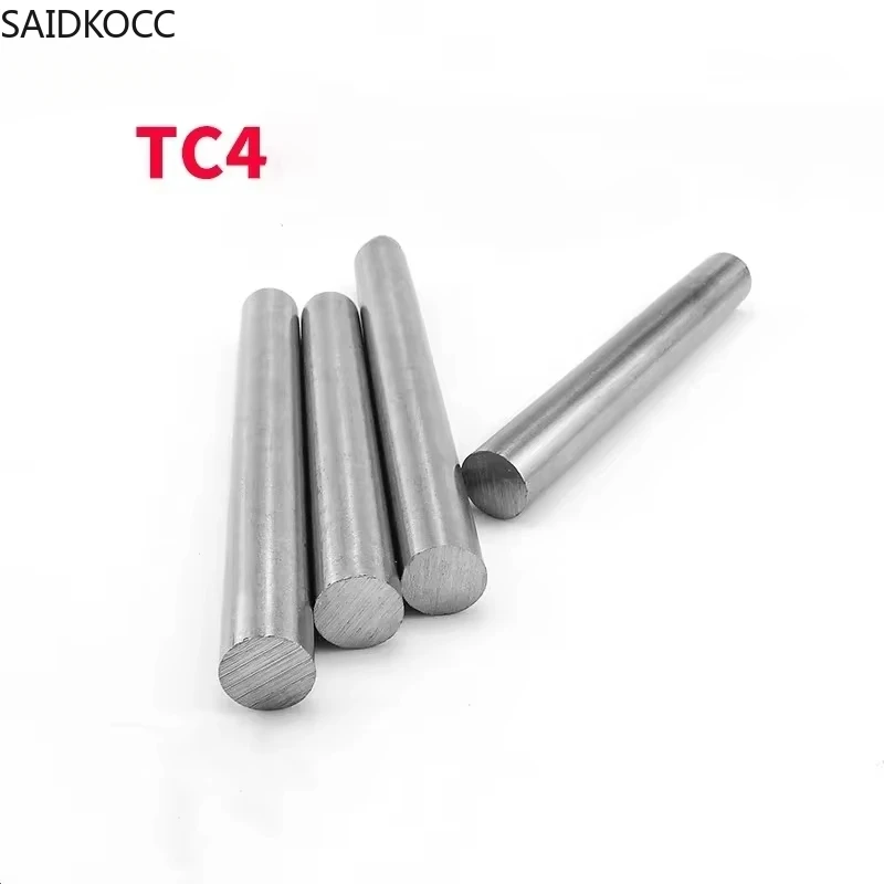 SAIDKOCC 40 42mm 45 50mm dia. Grade 5 TA6V titanium alloy rod titanic Ti stick ti bar BT6 TI-6AL-4V Gr5 TC4 Titanium round rod