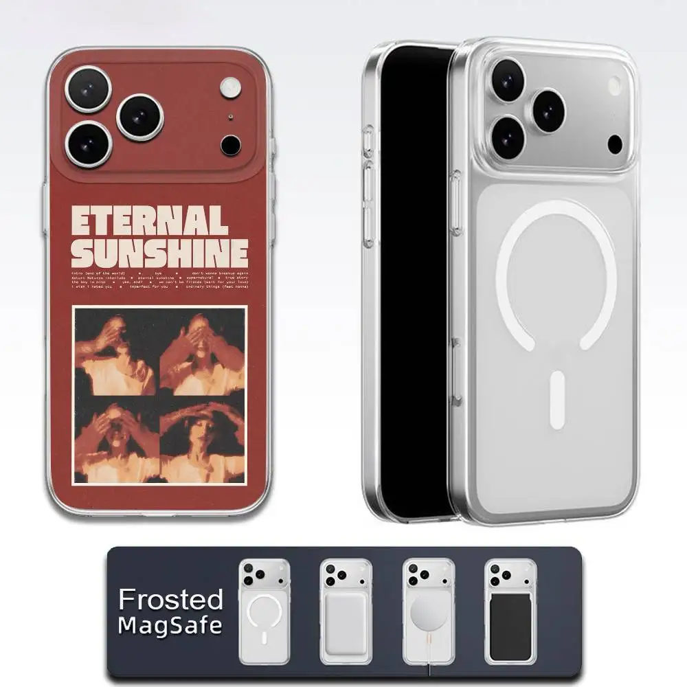 A-Ariana g-grande coque de téléphone soleil éternel pour iPhone 17,16,15,14,13,12,11,Pro,Max,Plus,E,Air,Mini Magsafe Transparent