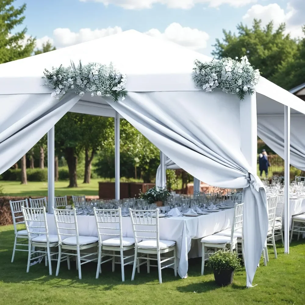 Party Tent, 10x30 Tents for Parties, Outdoor Wedding Tent for Parties, Party Wedding BBQ Events Tent, Patio Gazebo Shelter