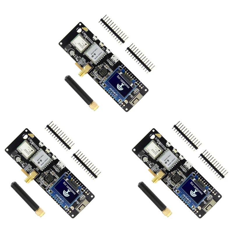 

B92B-3X For TTGO Meshtastic T- V1.2 ESP32 Lora Development Board With OLED Display 433Mhz For LILYGO