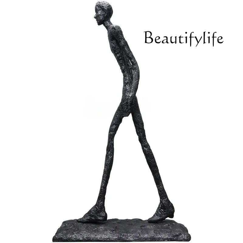 Abstract Figure Large Floor Ornaments Sales Office Hall Decorations Hotel Decoration Designer Walking People