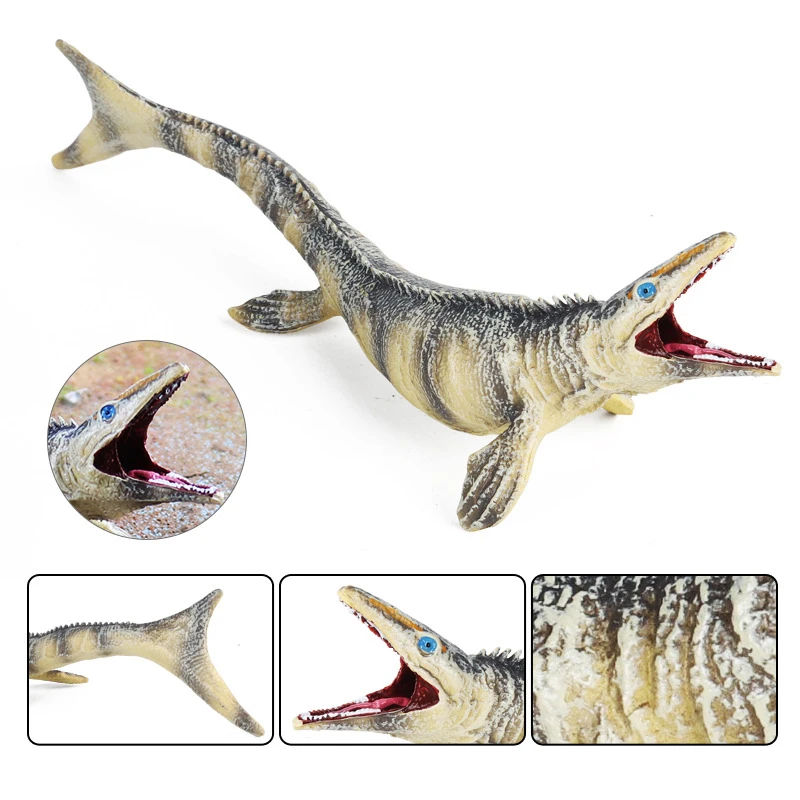 Figurine de Simulation Jurassic World Ocean, modèle d'animal, Mosasaurus, décoration d'ameublement solide, jouet d'action, cadeau pour enfants