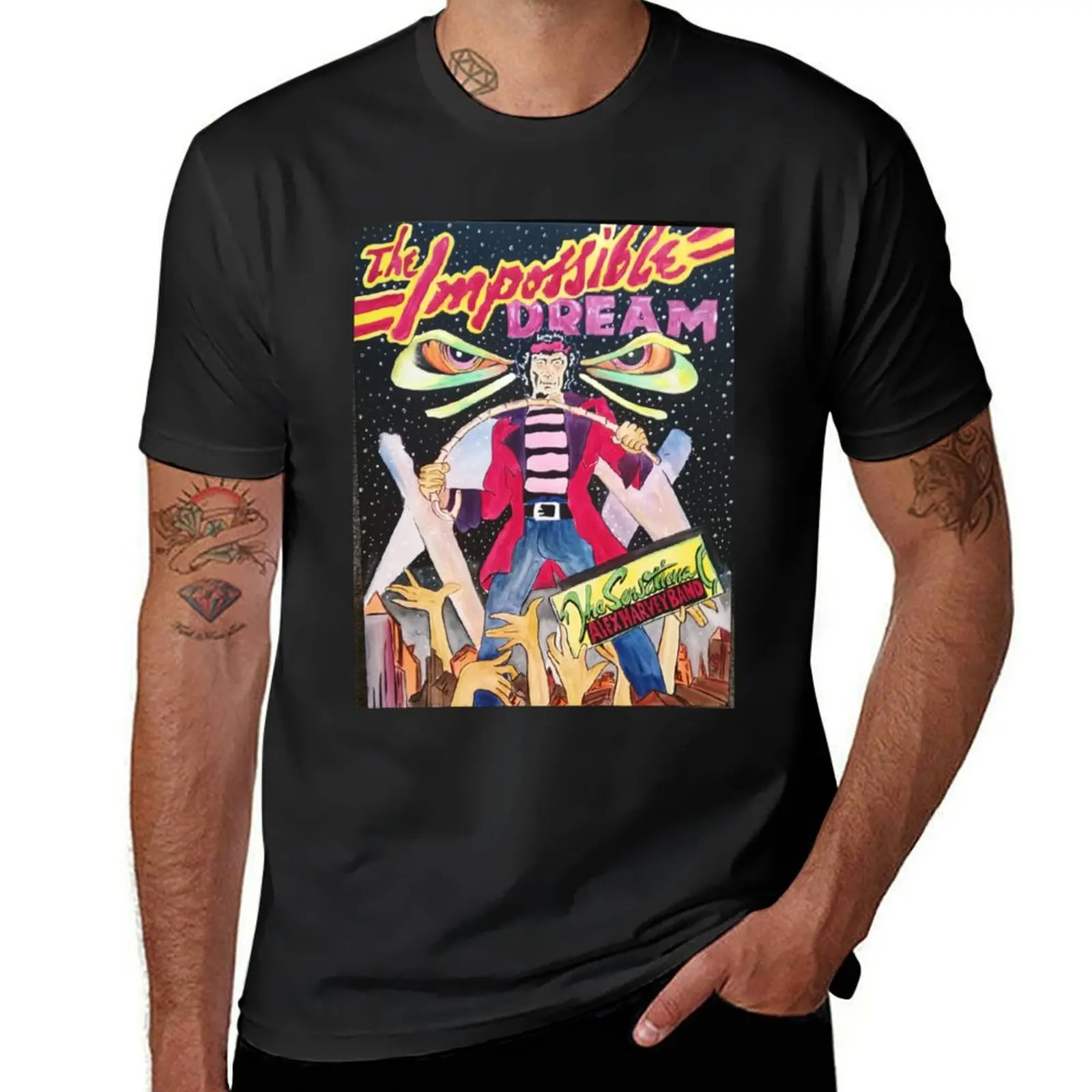 The sensational Alex Harvey band T-Shirt animal prinfor boys cute clothes mens plain t shirts