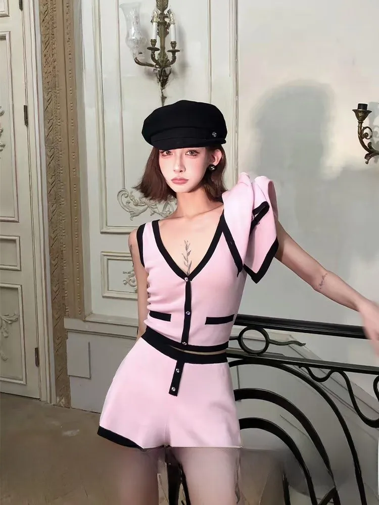 ensemble-haut-et-bas-en-tricot-d'ete-pour-femmes-tenue-elegante-de-qualite-avec-pantalon-court-vetements-decontractes-confortables-de-style-hanfu