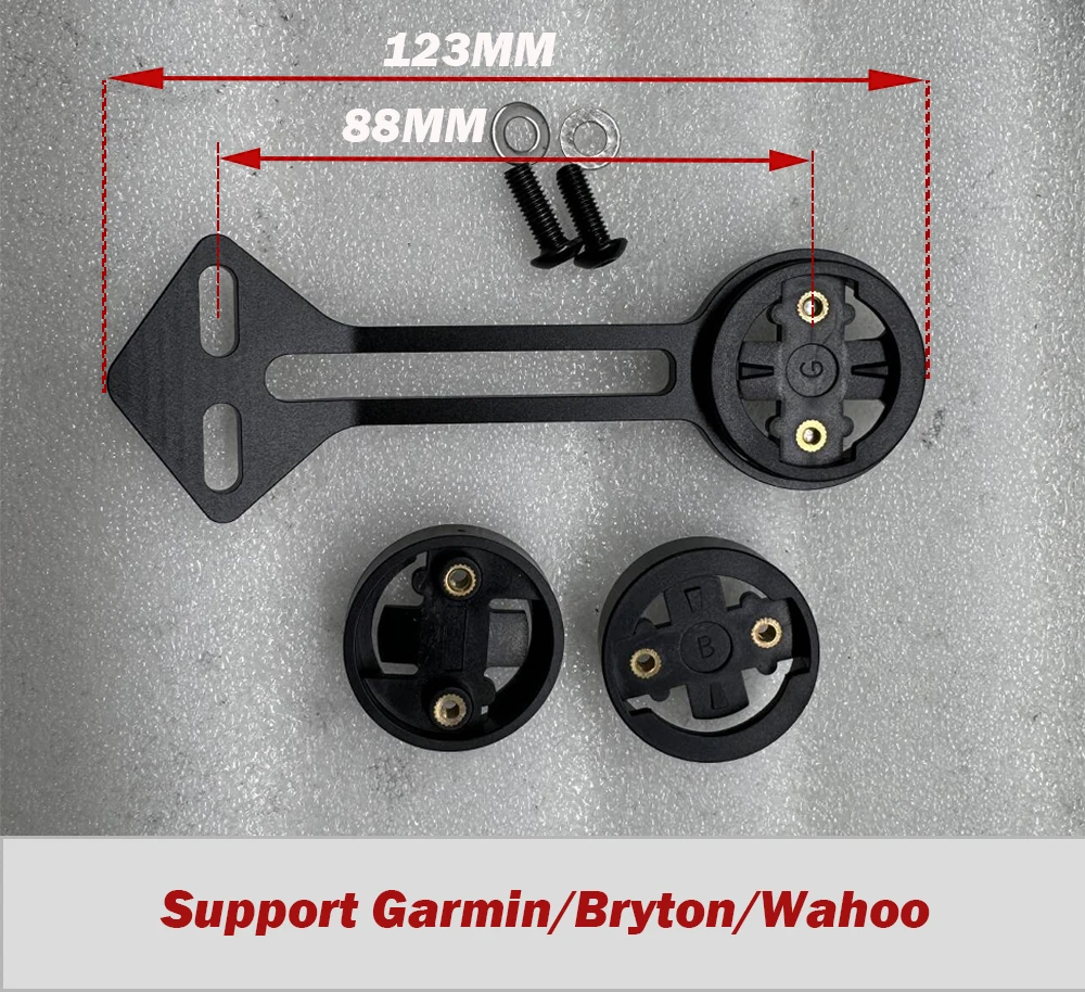 NUOVO ARB02 barra di riposo Supporto per computer da bicicletta Supporto per manubrio MTB da strada interamente in carbonio per Bryton Garmin Wahoo