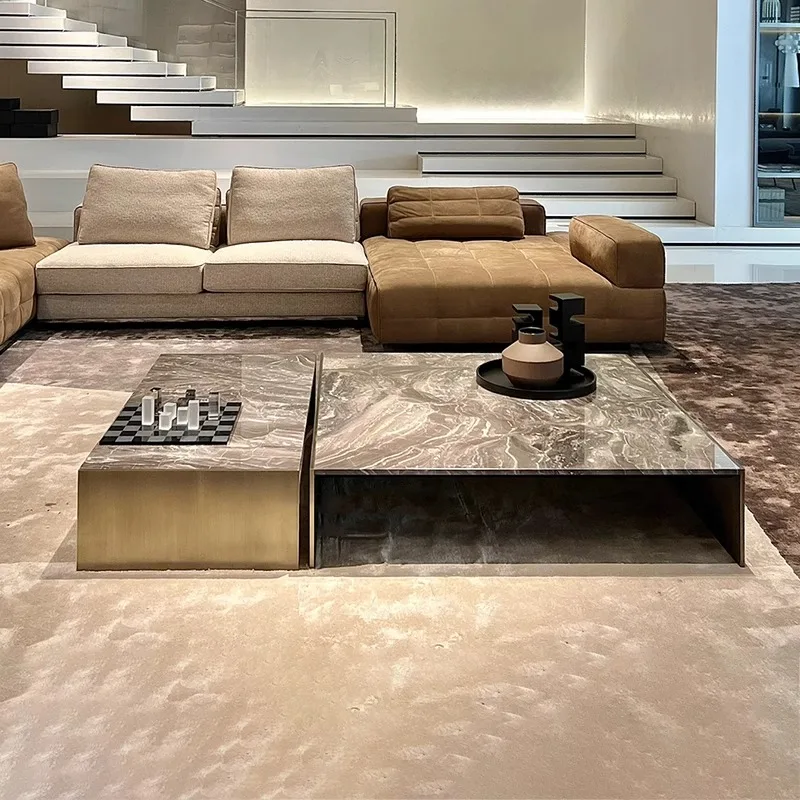 Italian luxury Coffee Tables modern designer square minimalist Coffee Tables unique vintage mesas de centro para sala Furniture