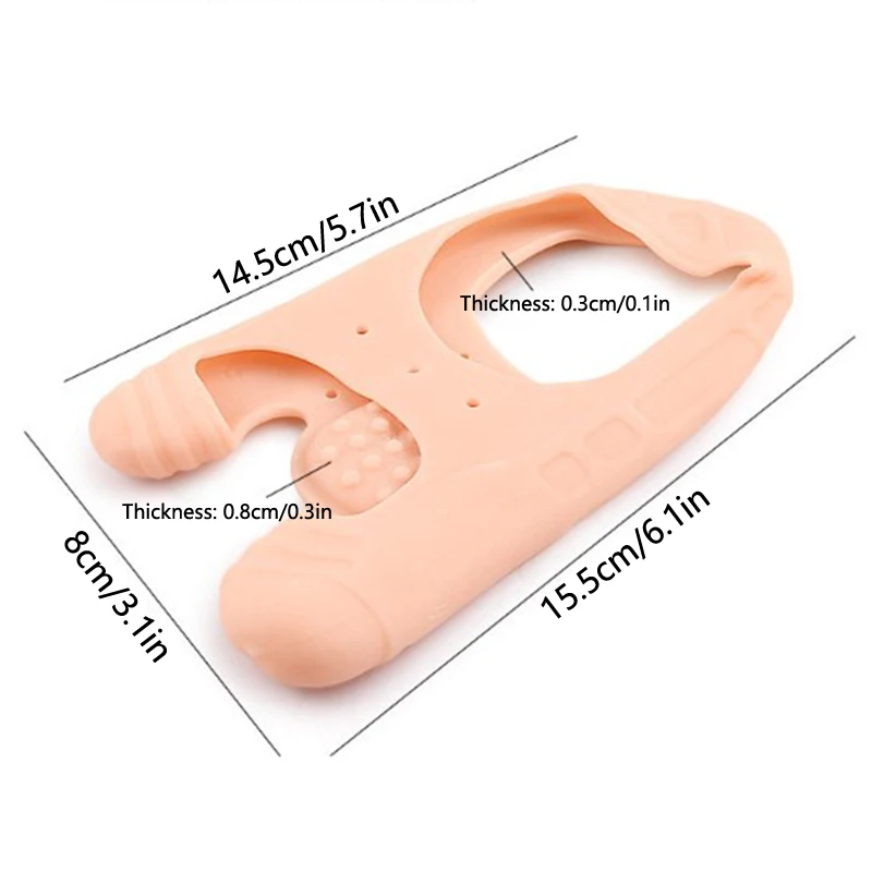 Silicone Forefoot Pads Toe Separator Cushion Pad Pain Relief Shoes Insoles Finger Toe Hallux Valgus Corrector Gel Pads Foot Care